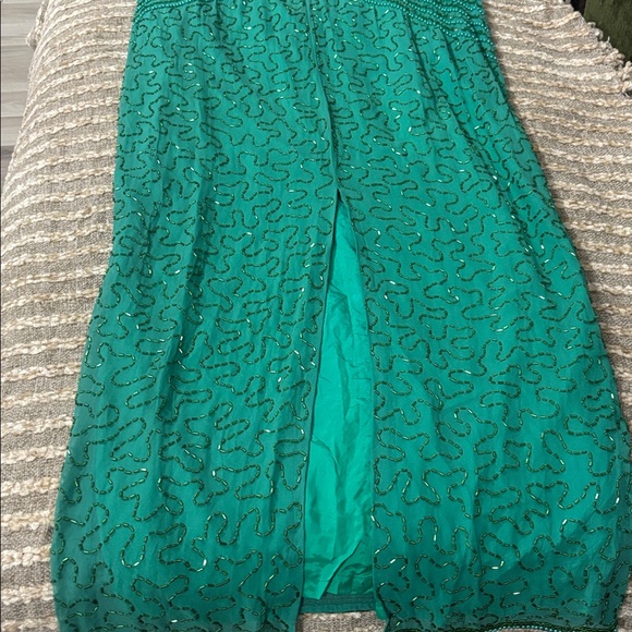 Kamsau Vintage Beaded Sequined Embroidered Silk Women Dress Size XL NWT - Picture 7 of 15